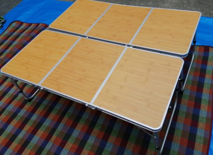 クイックキャンプ折り畳みローテーブル　2つ購入